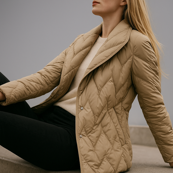 Vanessa Quilted Wrap Coat