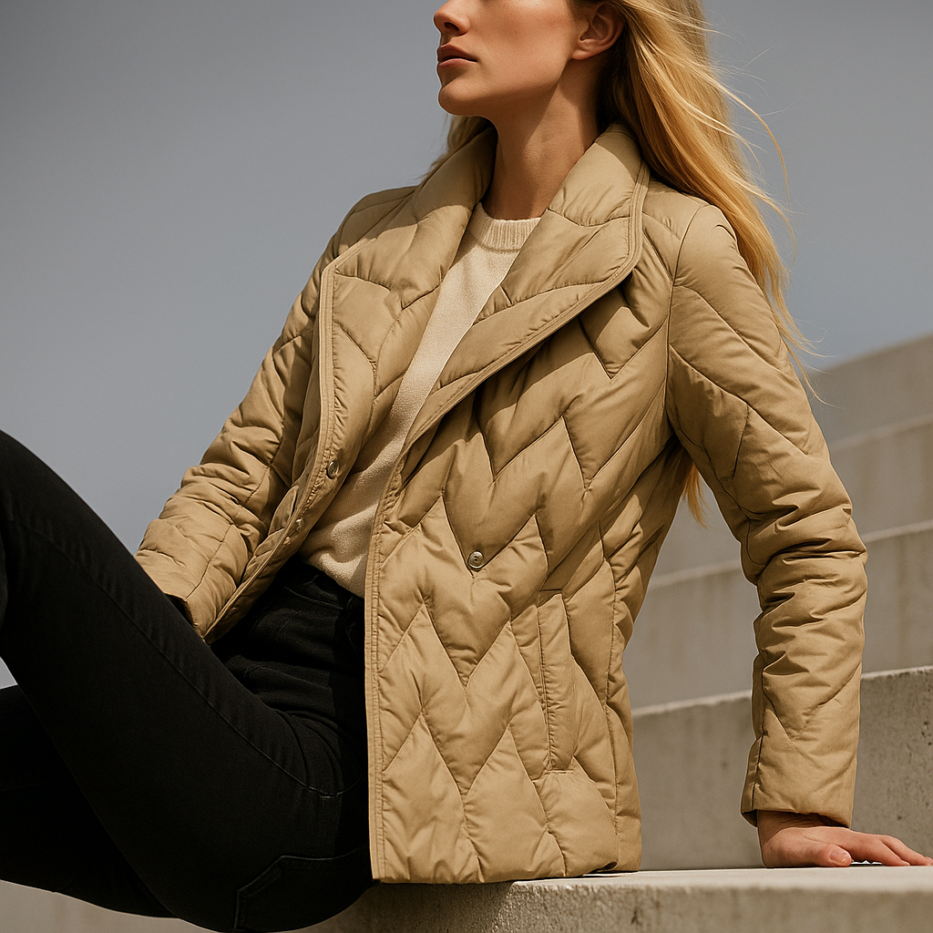 Vanessa Quilted Wrap Coat