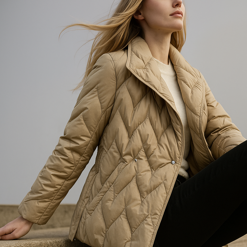 Vanessa Quilted Wrap Coat