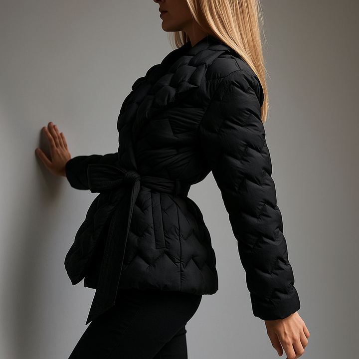 Vanessa Quilted Wrap Coat