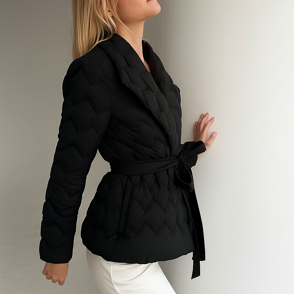Vanessa Quilted Wrap Coat