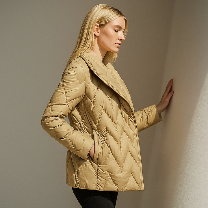 Vanessa Quilted Wrap Coat
