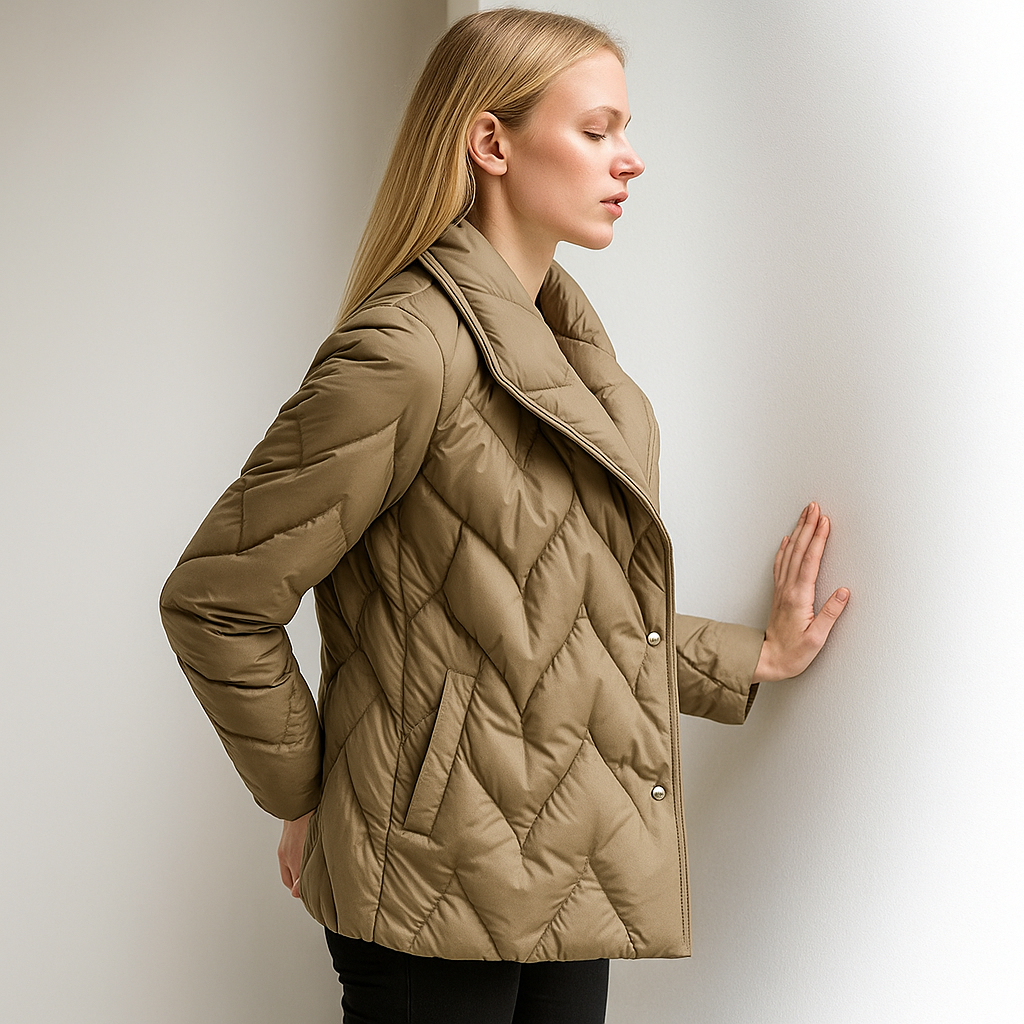Vanessa Quilted Wrap Coat