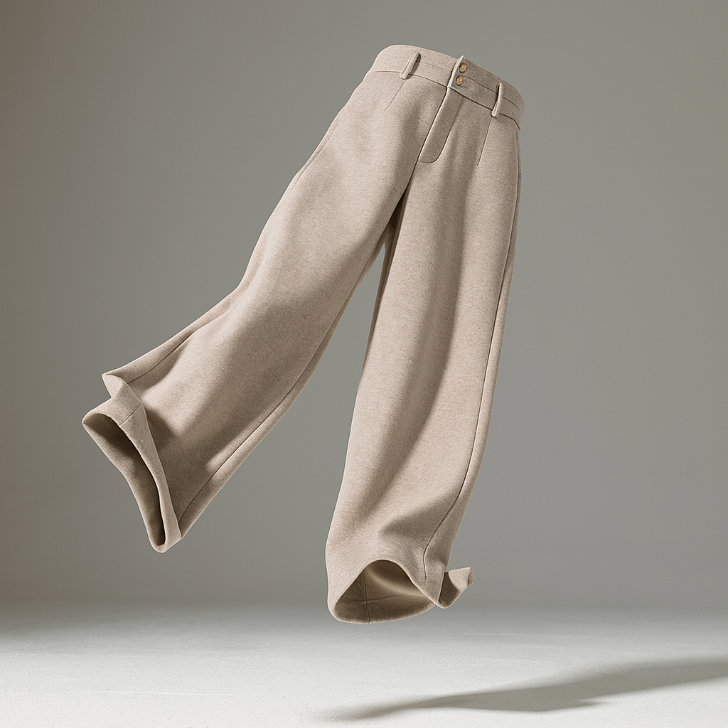 Blair Wool Wide-Leg Trousers