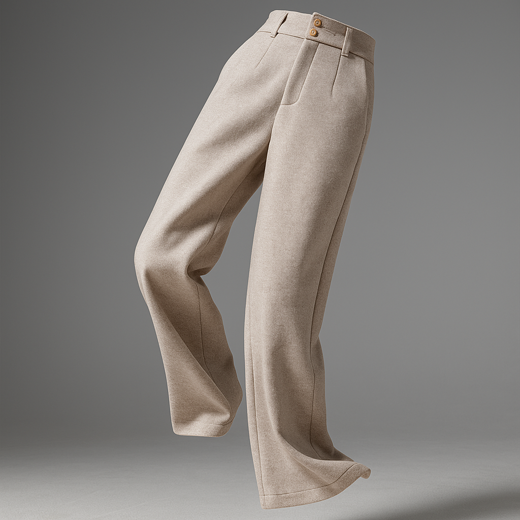 Blair Wool Wide-Leg Trousers