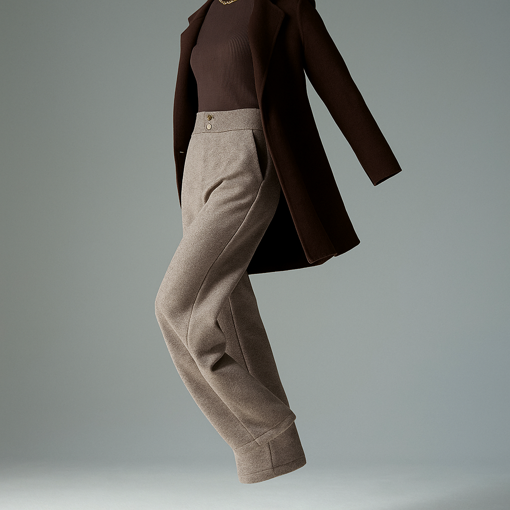 Blair Wool Wide-Leg Trousers