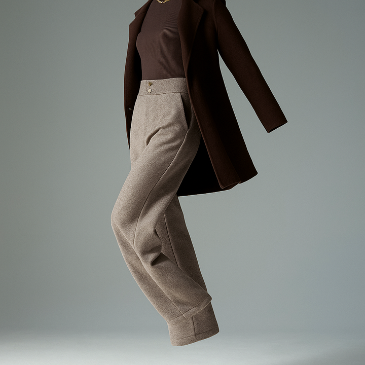 Blair Wool Wide-Leg Trousers