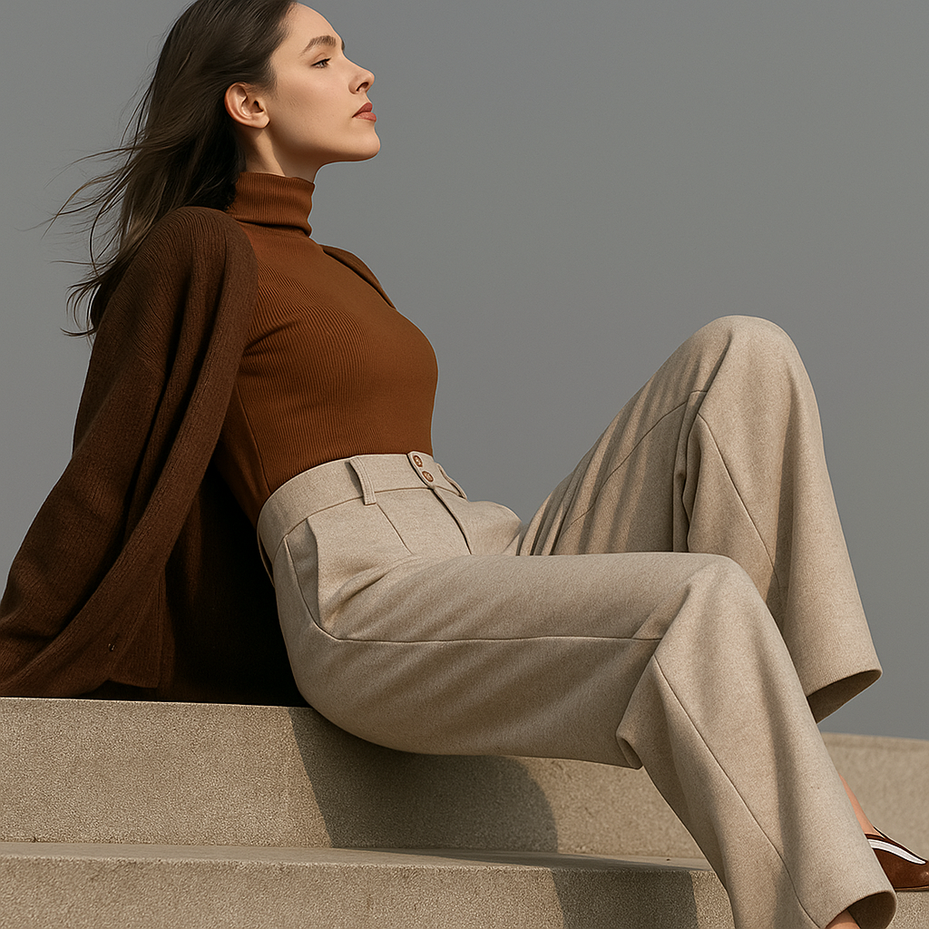 Blair Wool Wide-Leg Trousers