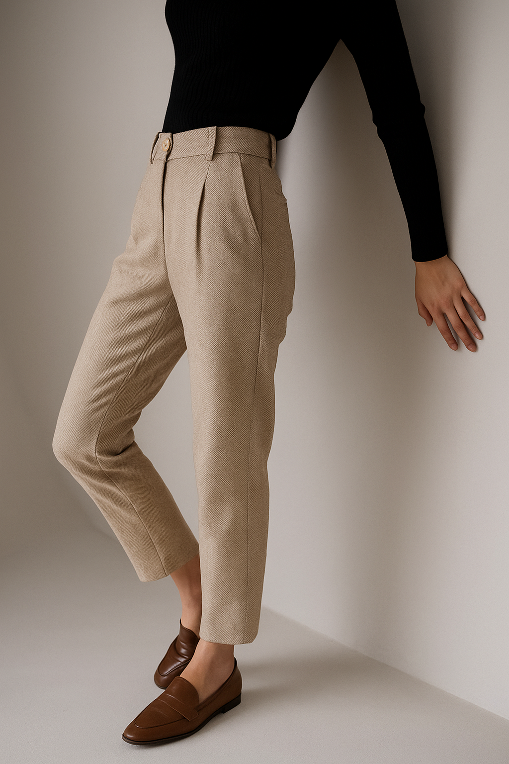 Camille Tailored Wool Pants