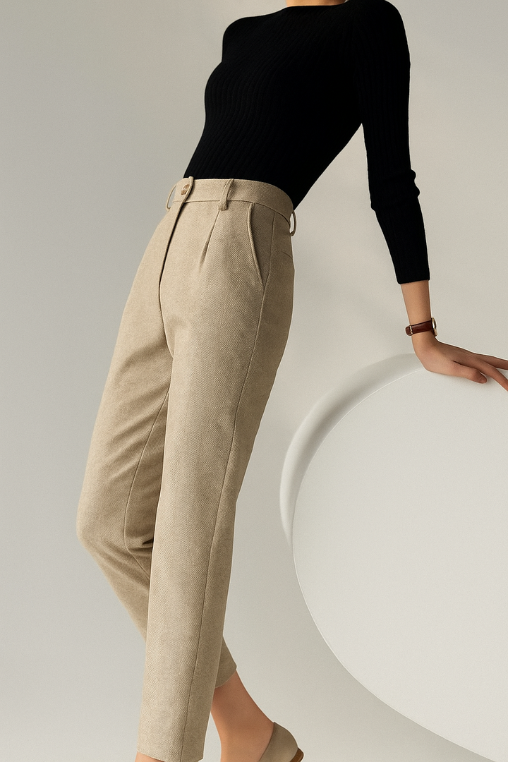 Camille Tailored Wool Pants