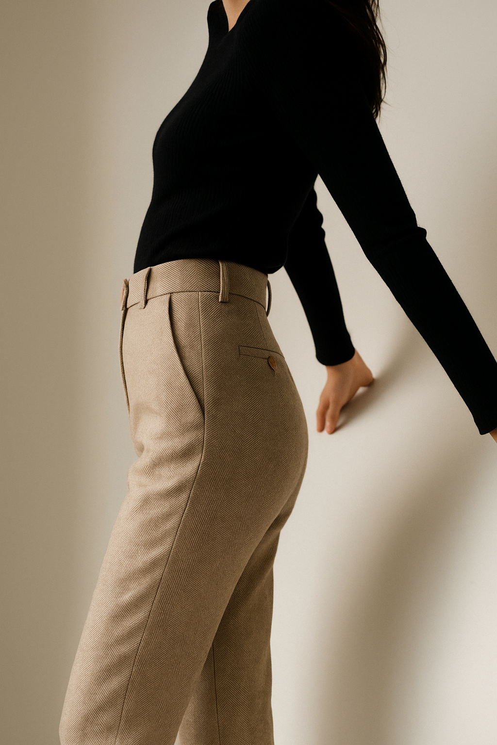 Camille Tailored Wool Pants