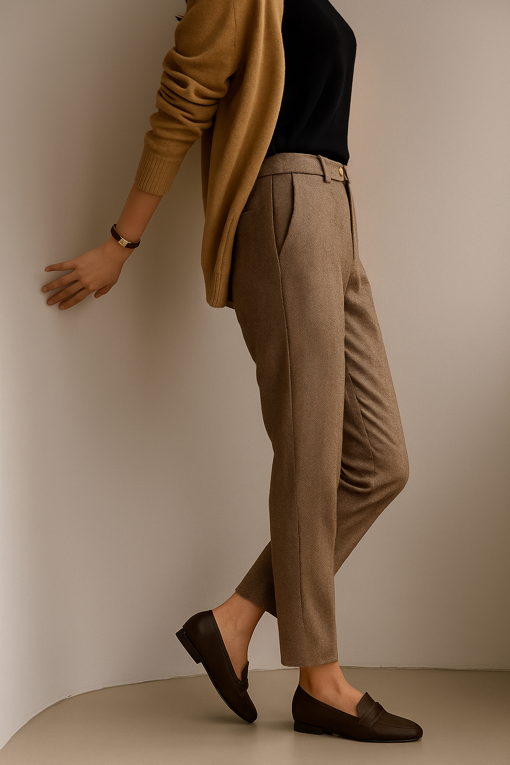 Camille Tailored Wool Pants