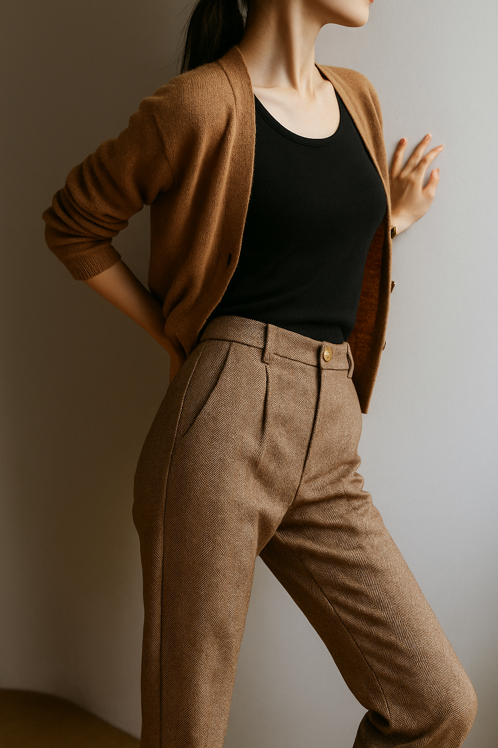 Camille Tailored Wool Pants