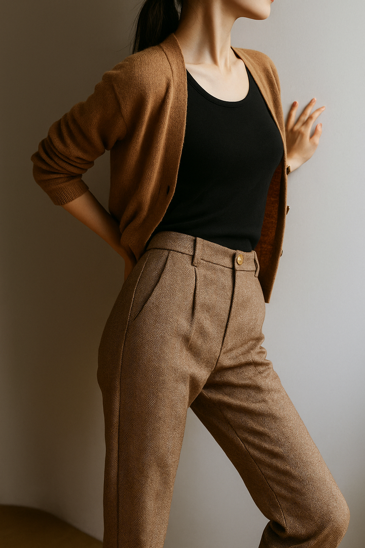 Camille Tailored Wool Pants