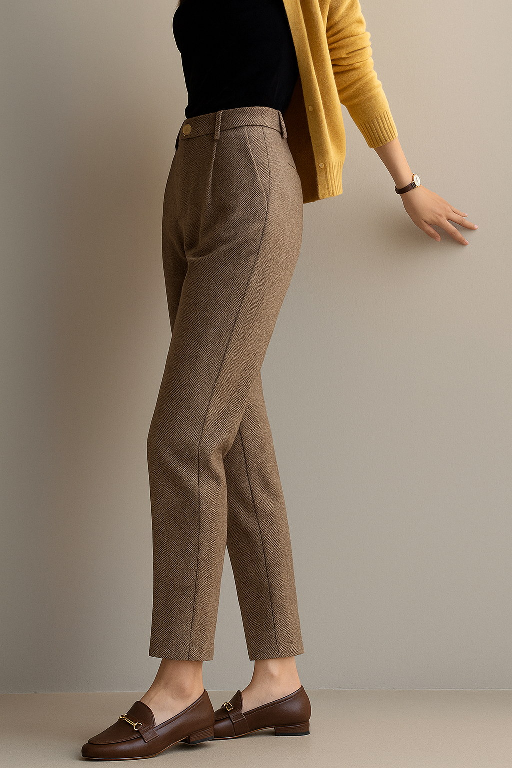Camille Tailored Wool Pants