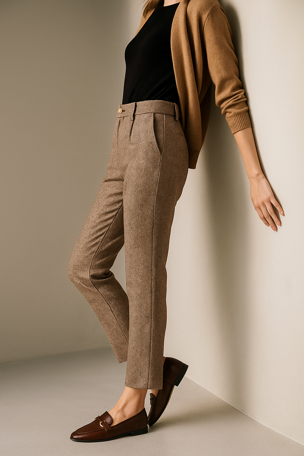Camille Tailored Wool Pants