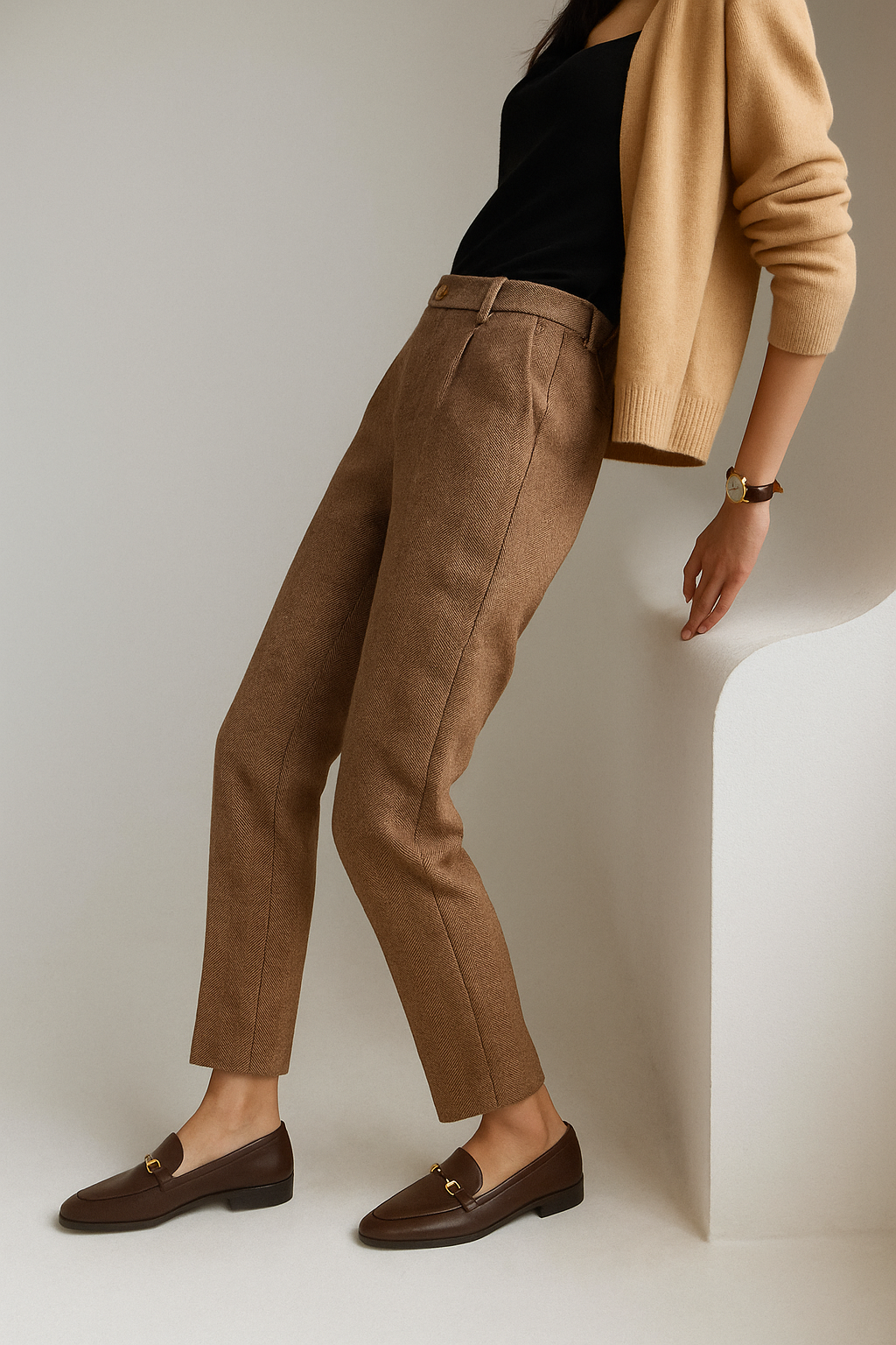 Camille Tailored Wool Pants