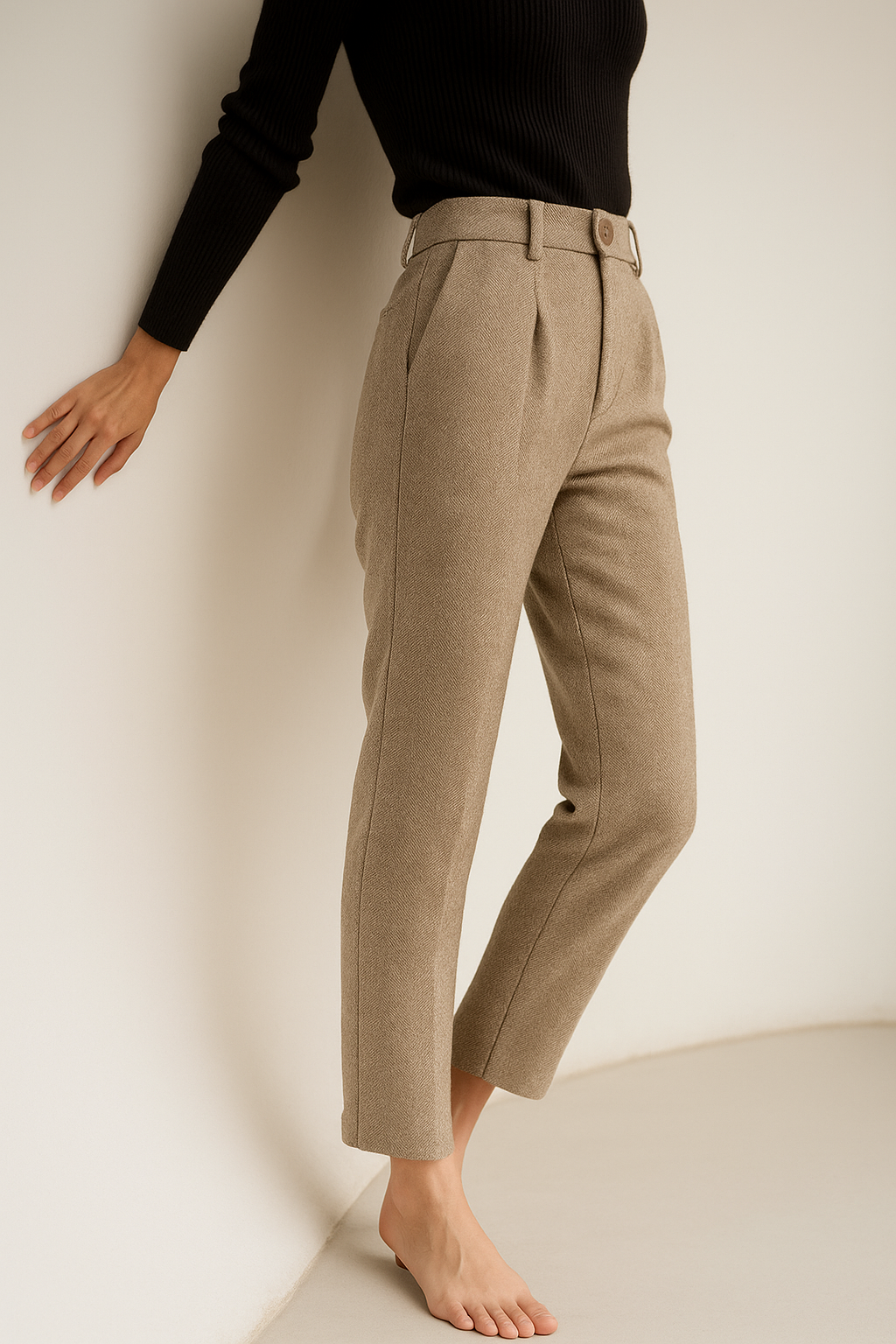 Camille Tailored Wool Pants