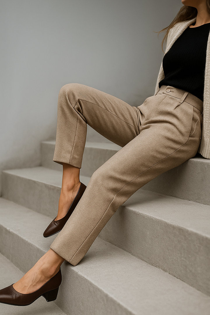 Camille Tailored Wool Pants