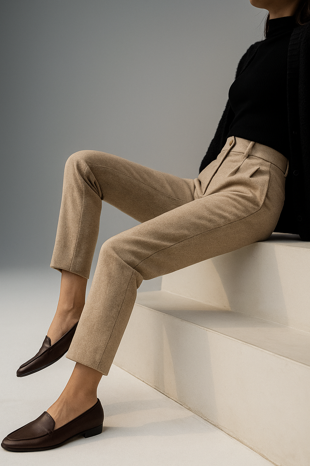 Camille Tailored Wool Pants