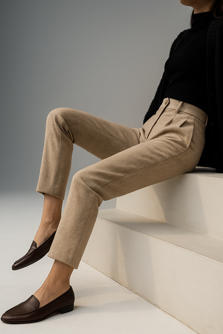 Camille Tailored Wool Pants