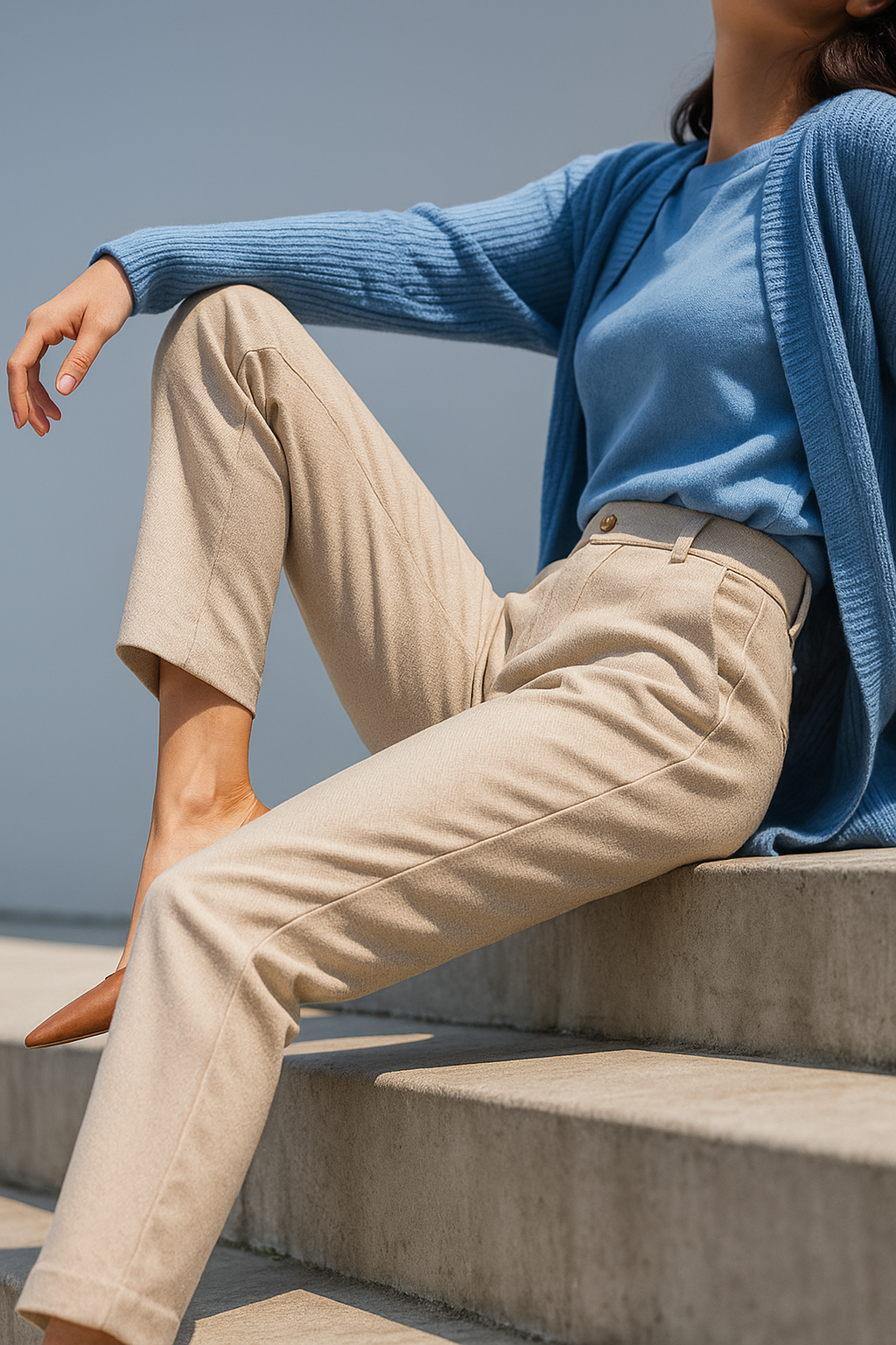 Camille Tailored Wool Pants