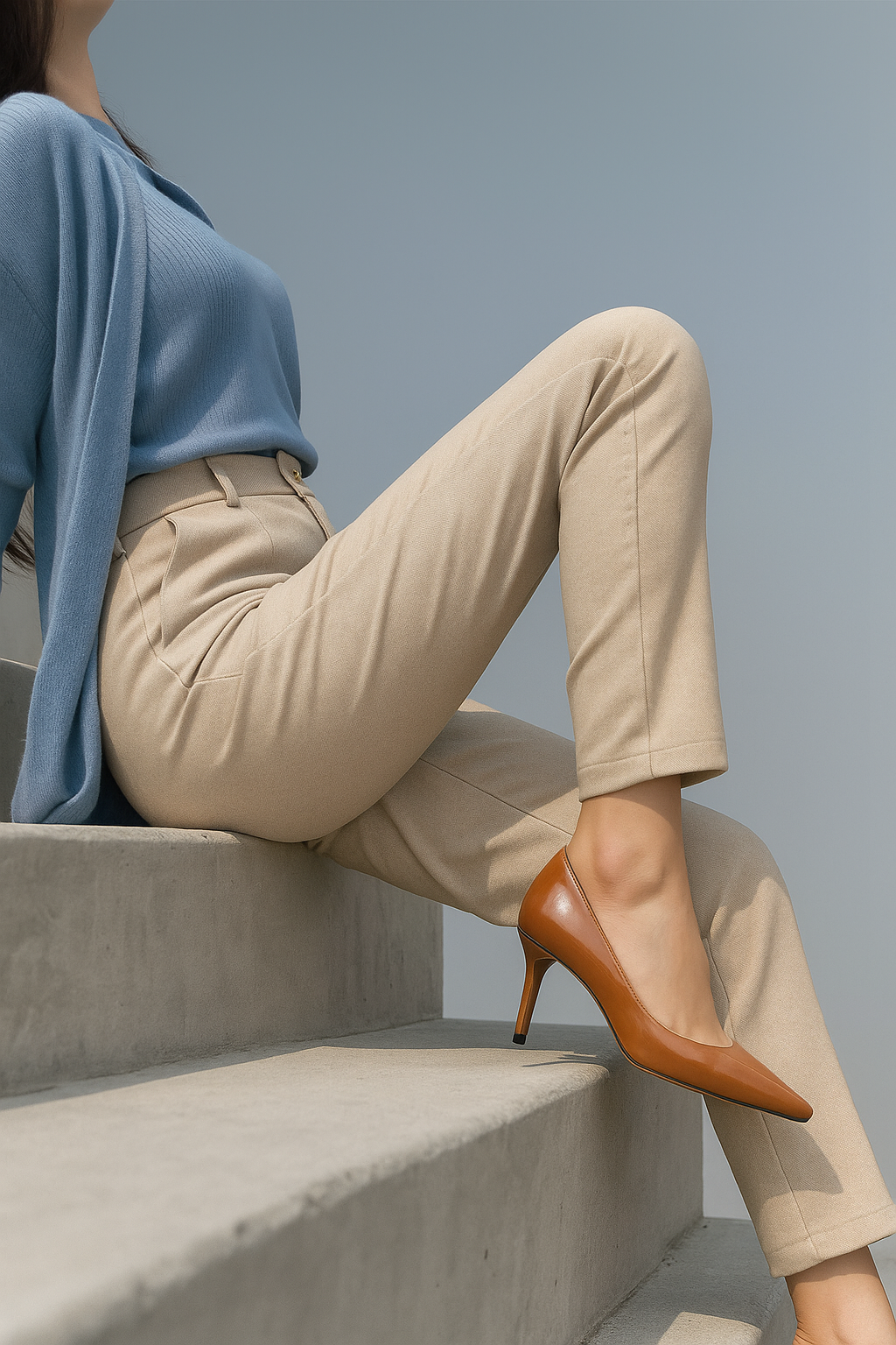 Camille Tailored Wool Pants