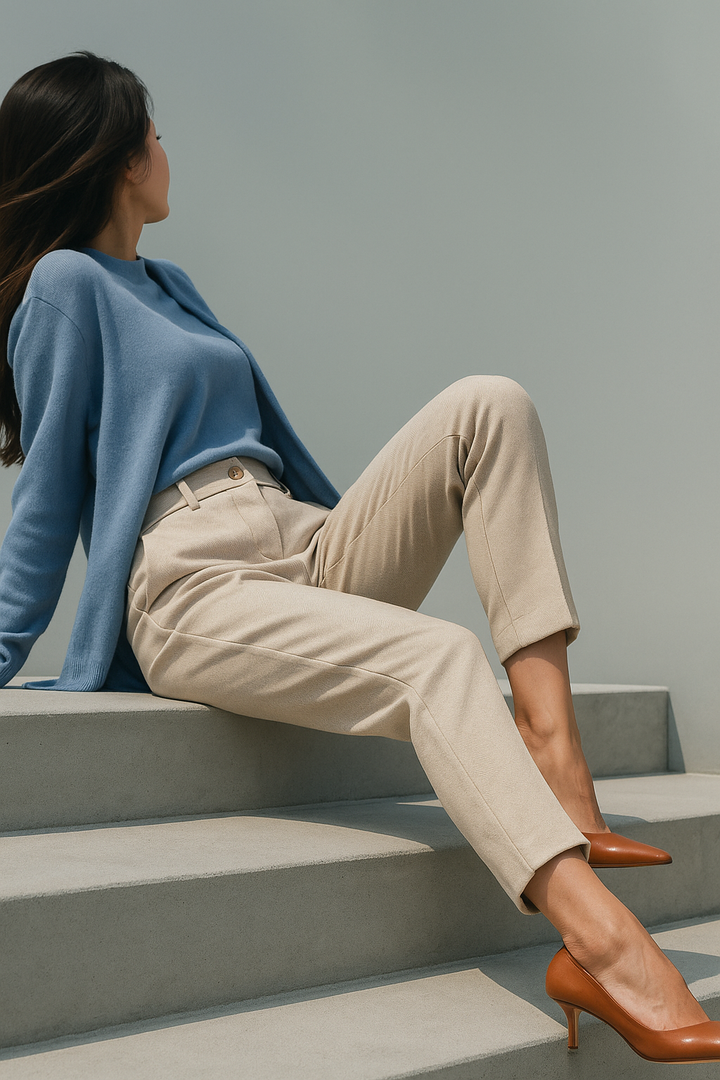 Camille Tailored Wool Pants