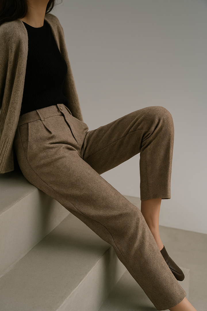 Camille Tailored Wool Pants