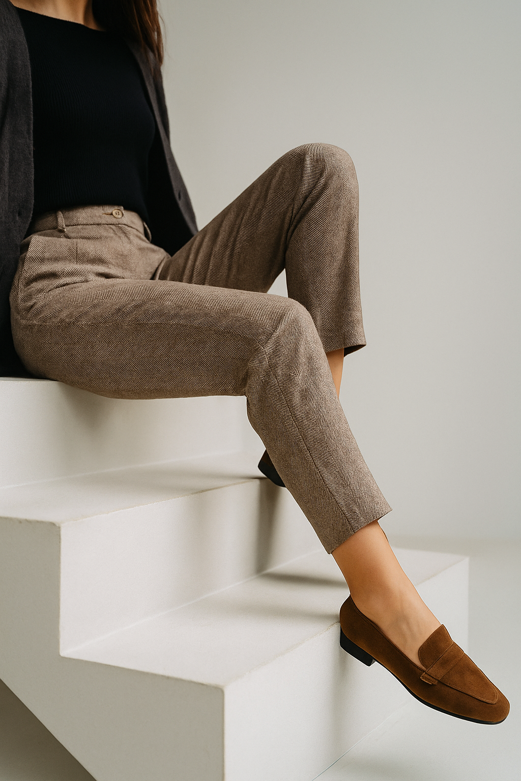 Camille Tailored Wool Pants
