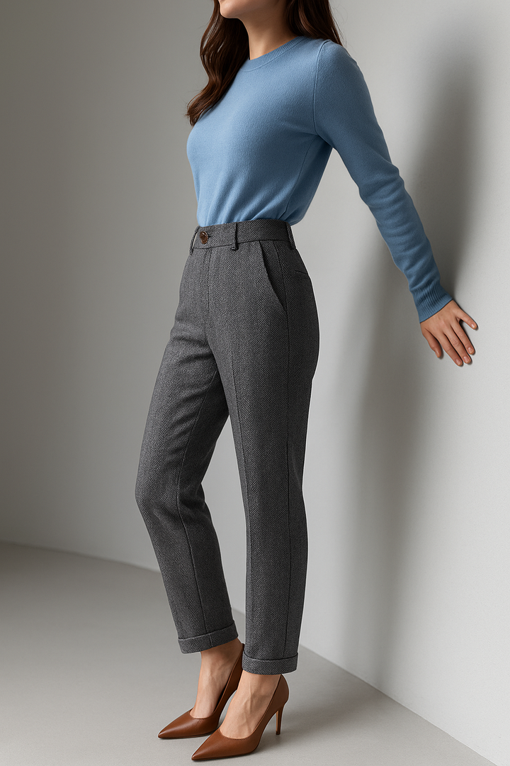 Camille Tailored Wool Pants