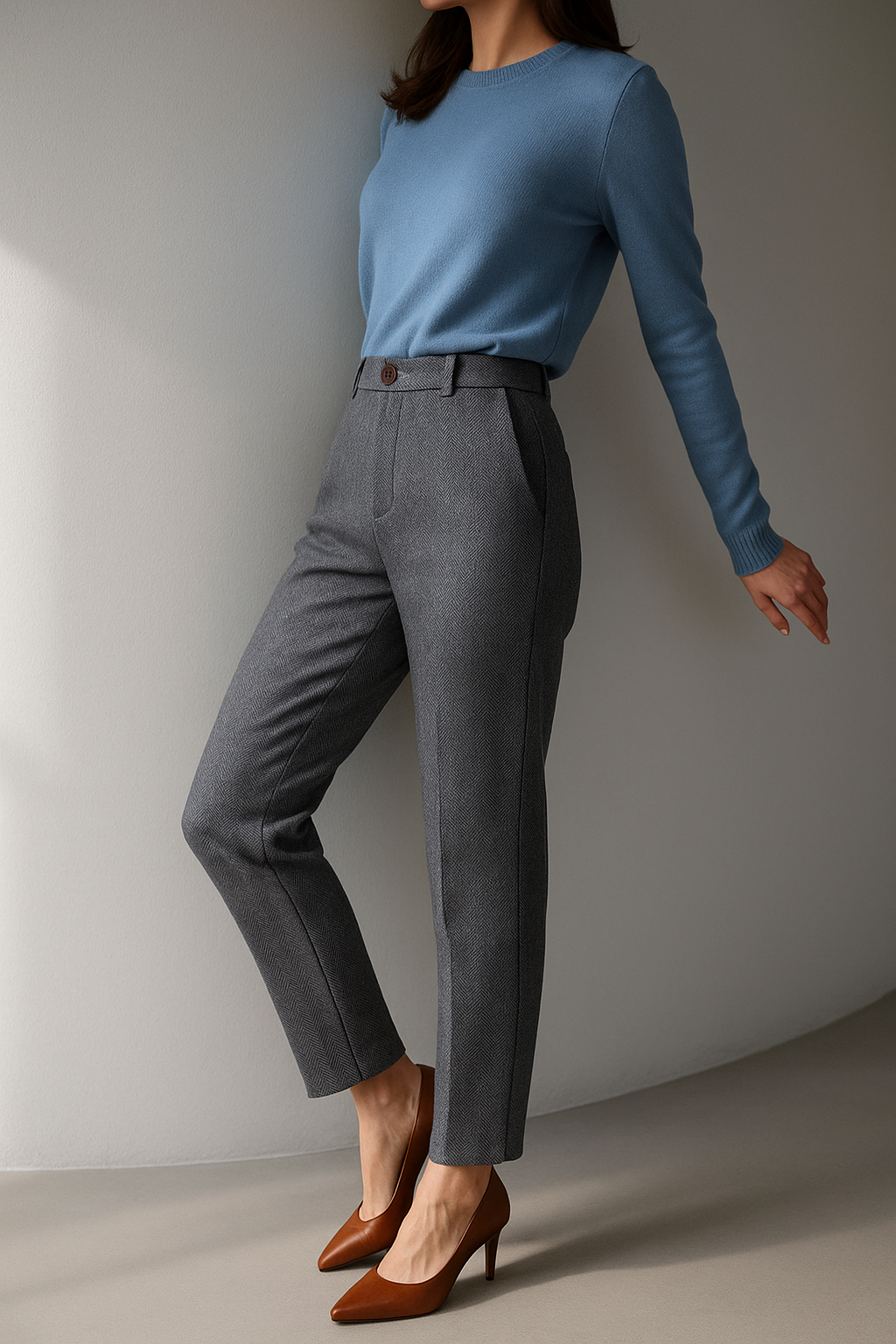 Camille Tailored Wool Pants