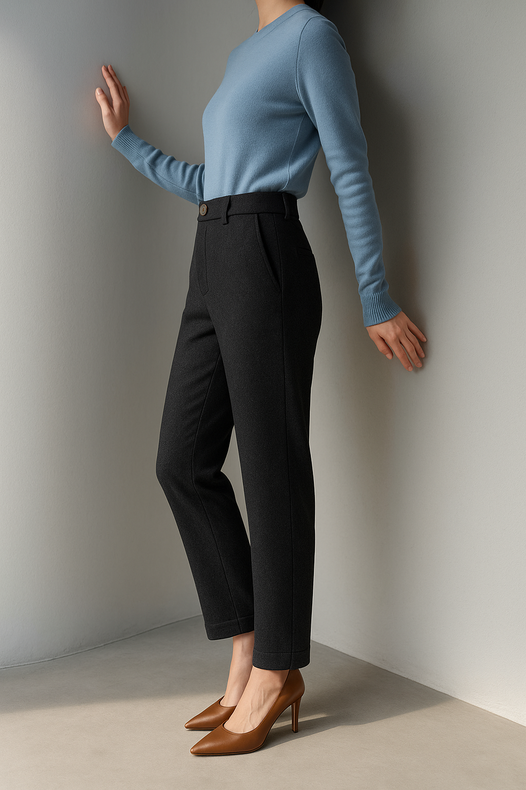 Camille Tailored Wool Pants