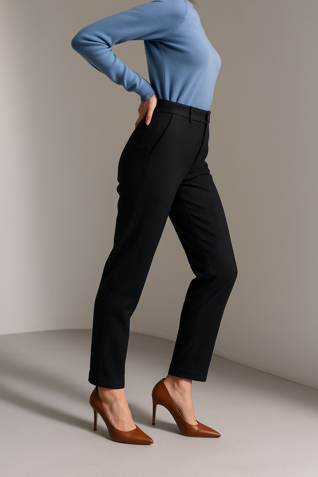 Camille Tailored Wool Pants
