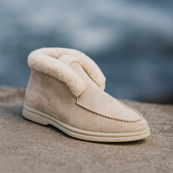 Lila Shearling Loafer Boots