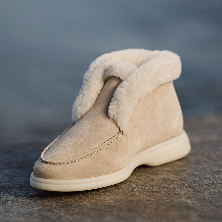 Lila Shearling Loafer Boots