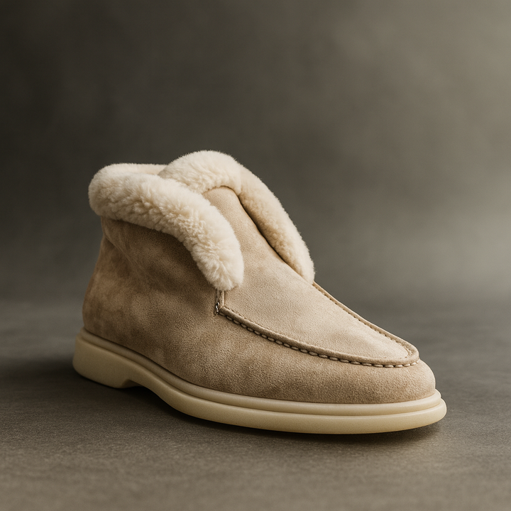 Lila Shearling Loafer Boots