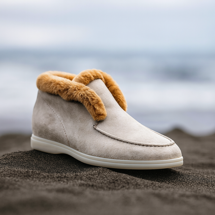 Lila Shearling Loafer Boots