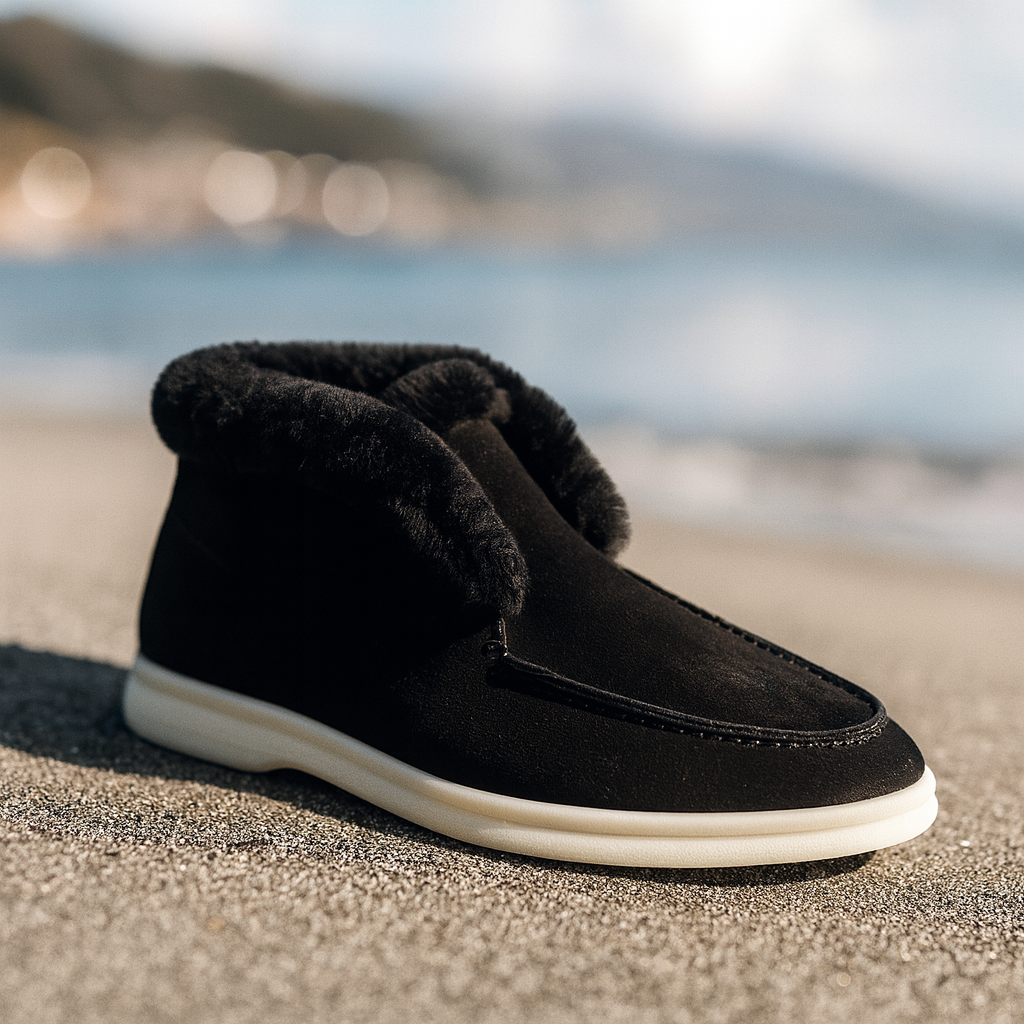 Lila Shearling Loafer Boots