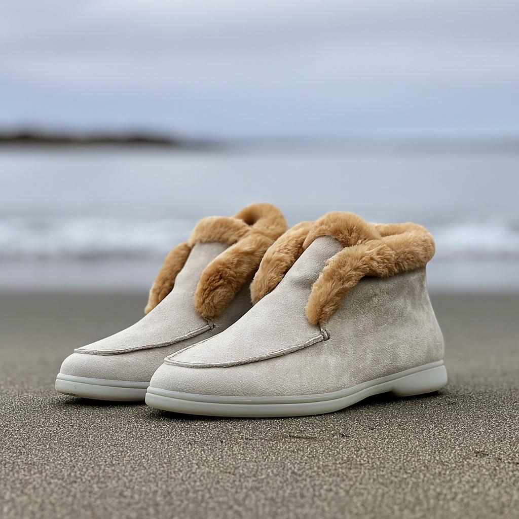 Lila Shearling Loafer Boots