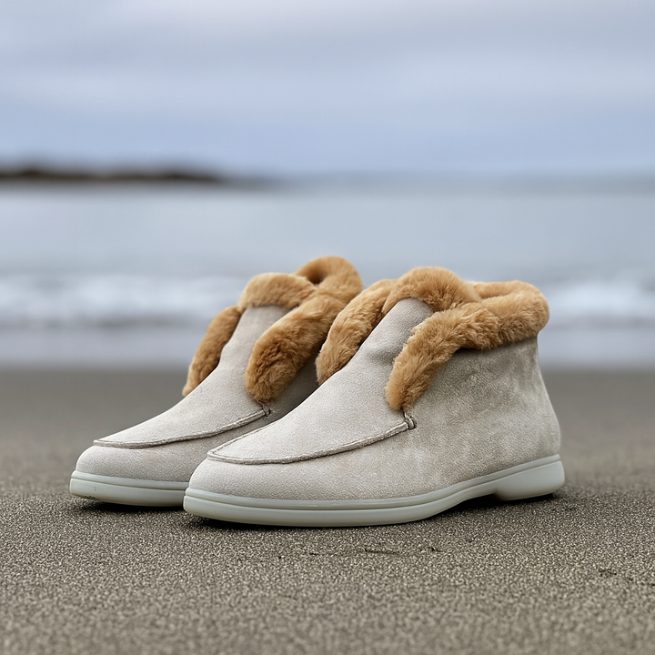 Lila Shearling Loafer Boots