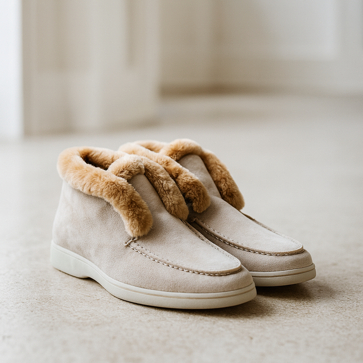 Lila Shearling Loafer Boots