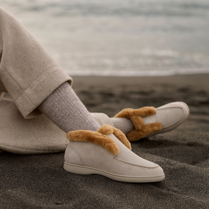 Lila Shearling Loafer Boots