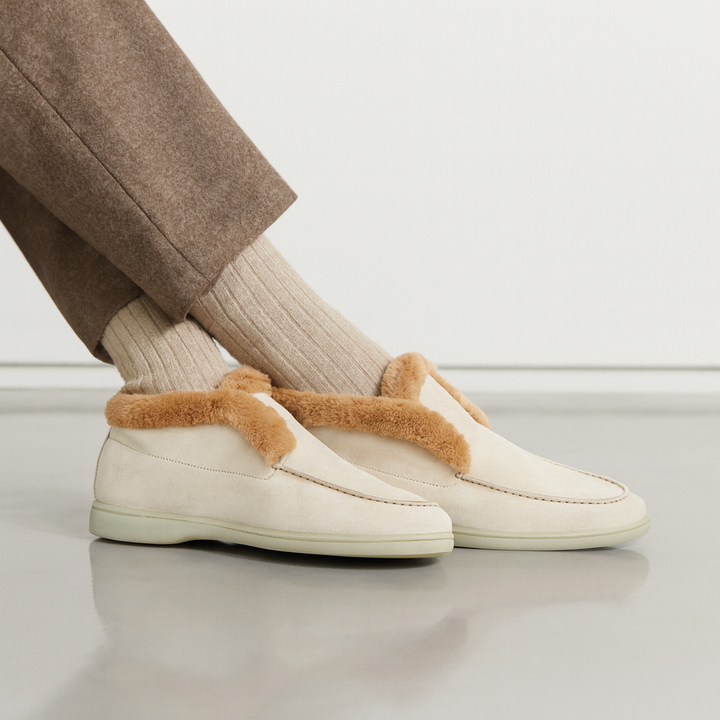 Lila Shearling Loafer Boots