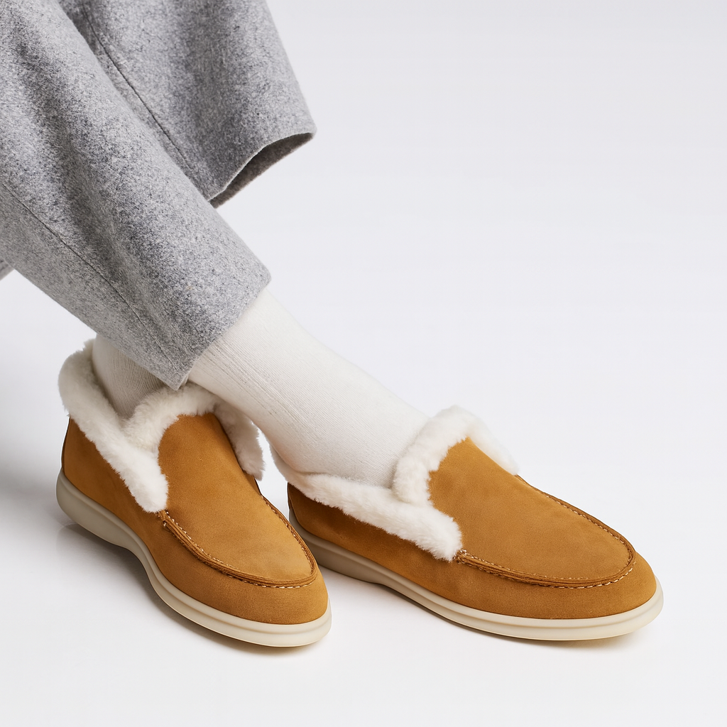 Lila Shearling Loafer Boots