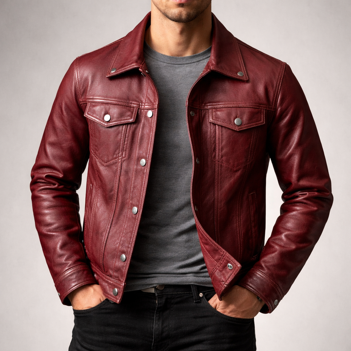 Vintage Fade Leather Jacket