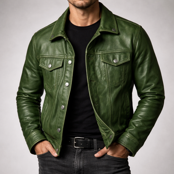 Vintage Fade Leather Jacket