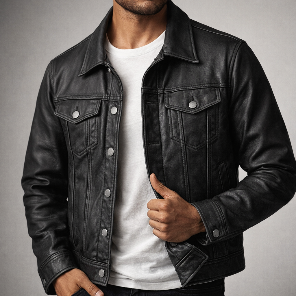 Vintage Fade Leather Jacket