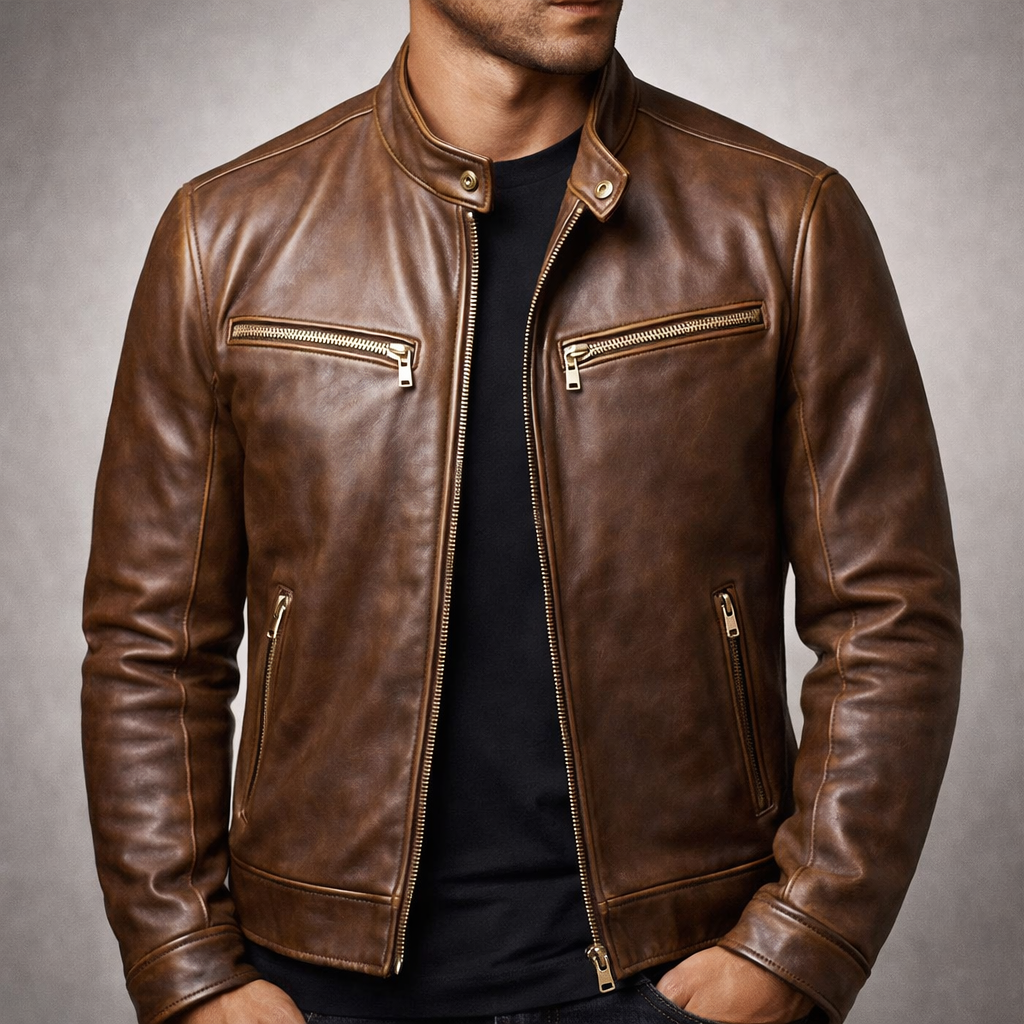 Barger Vintage Leather Jacket X2