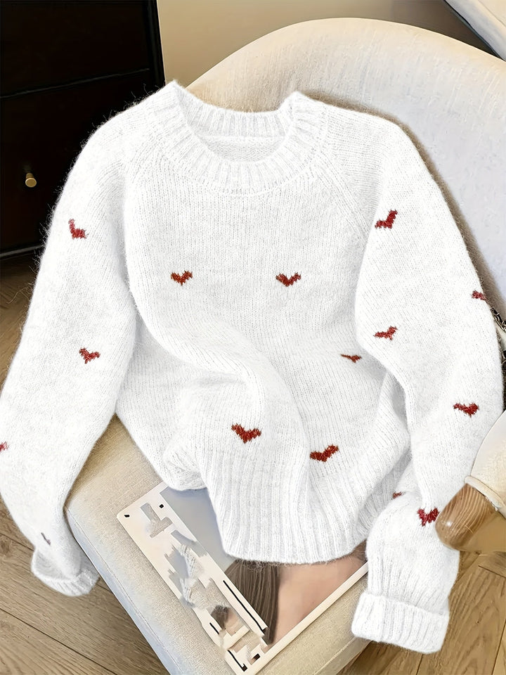 Kennedy | Raglan Sleeve Crew Neck Sweater